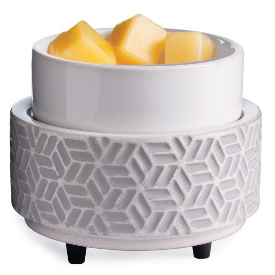 Stone Hexagon 2-in-1 Warmer