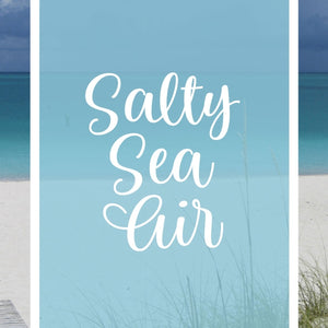 Salty Sea Air label