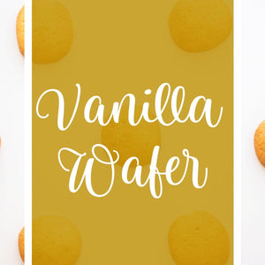Vanilla wafer label