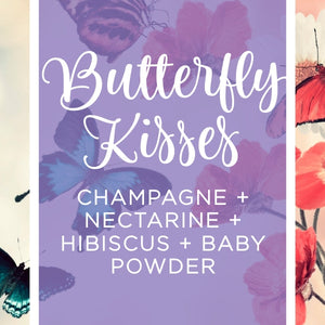 Butterfly kisses label